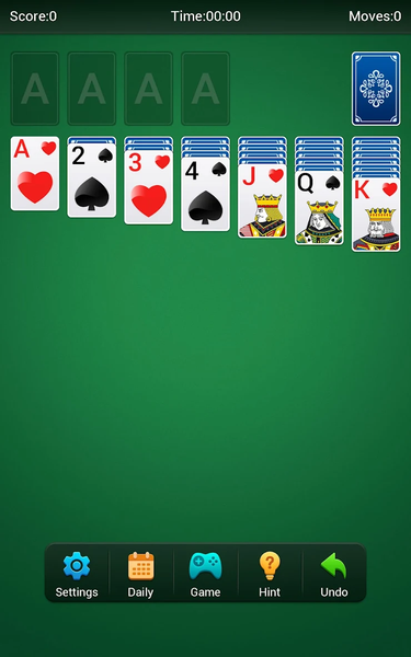 Solitaire - Gameplay image of android game