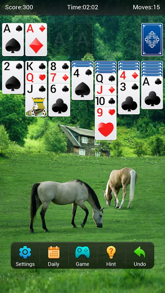 Solitaire - Gameplay image of android game