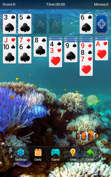 Solitaire - Gameplay image of android game