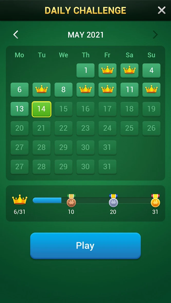 Solitaire - Gameplay image of android game