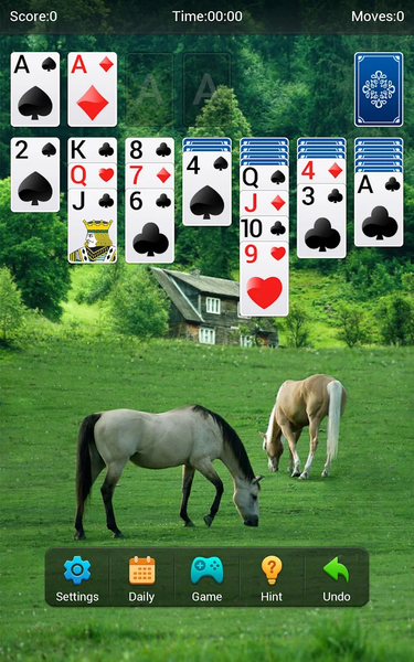 Solitaire - Gameplay image of android game