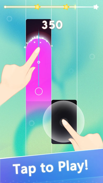 Perfect Tiles - Magic Piano - Gameplay image of android game