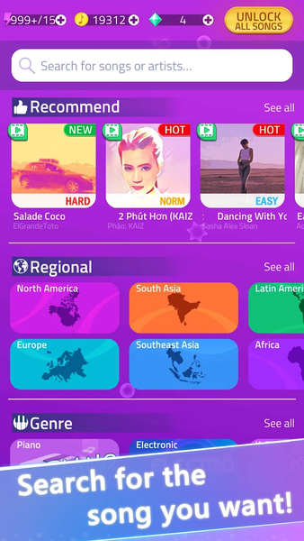 Perfect Tiles: Music EDM Tiles - عکس بازی موبایلی اندروید