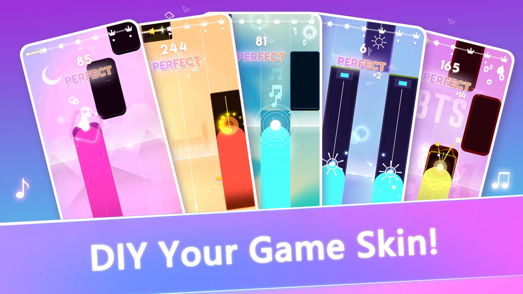 Perfect Tiles: Music EDM Tiles - عکس بازی موبایلی اندروید