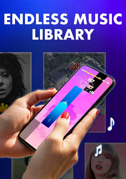 Piano Music Beat ۵: Song Game - عکس بازی موبایلی اندروید