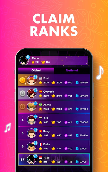 Piano Music Beat ۵: Song Game - عکس بازی موبایلی اندروید