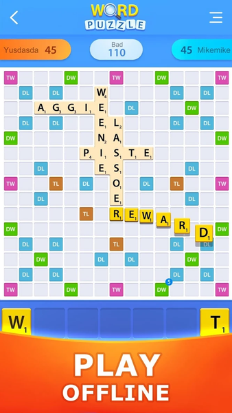Word Puzzle - Crossword Games - Gameplay image of android game