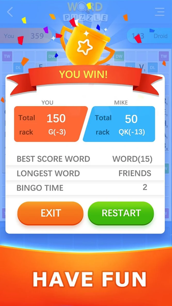 Word Puzzle - Crossword Games - Gameplay image of android game