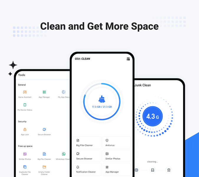 Ora Clean & Master, Antivirus - Image screenshot of android app