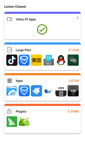 Lemon Cleaner - clear cache & optimize - عکس برنامه موبایلی اندروید