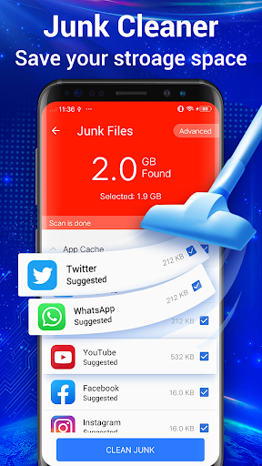 Cleaner - Phone Cleaner - عکس برنامه موبایلی اندروید