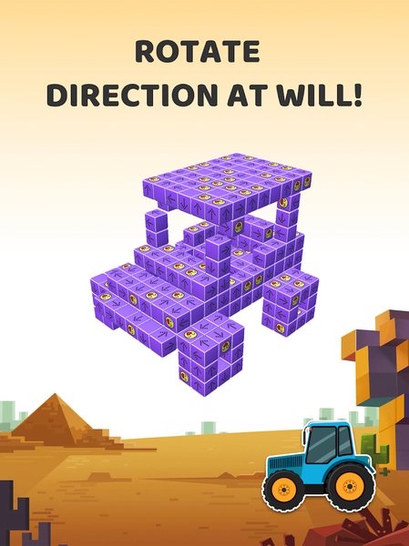 Take Away - Tap 3D Blocks Out - Gameplay image of android game
