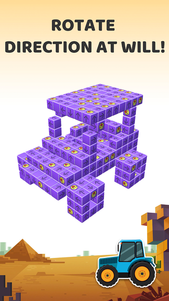 Take Away - Tap 3D Blocks Out - Gameplay image of android game