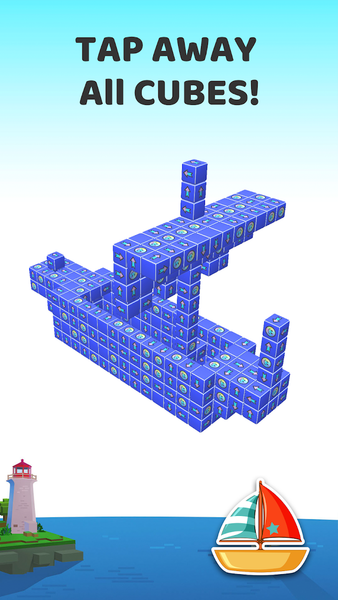 Take Away - Tap 3D Blocks Out - Gameplay image of android game