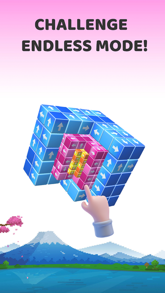 Take Away - Tap 3D Blocks Out - Gameplay image of android game