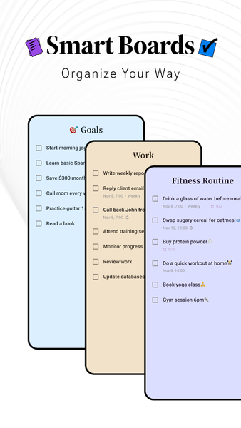 Clear Todo: Focus Task Boards - عکس برنامه موبایلی اندروید