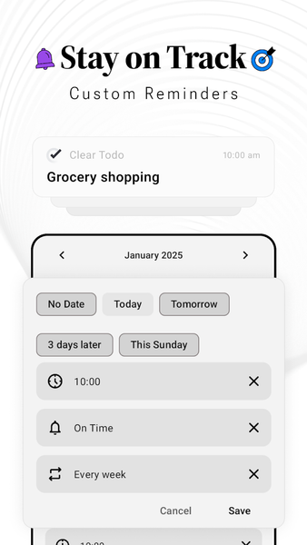 Clear Todo: Boards & Calendar - عکس برنامه موبایلی اندروید