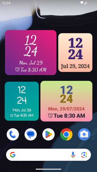 Magic Clock Widget - Image screenshot of android app