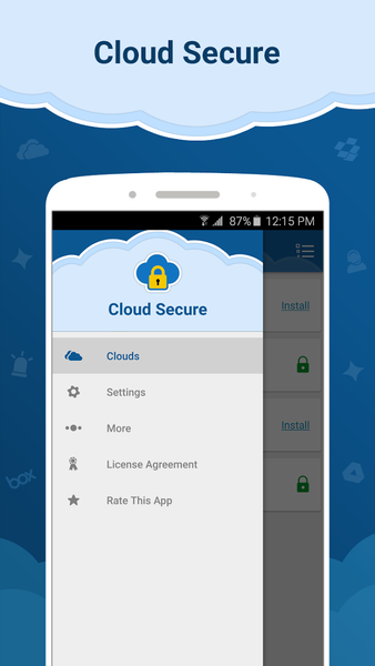 Cloud Secure - عکس برنامه موبایلی اندروید