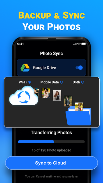 Cloud Backup and Restore - عکس برنامه موبایلی اندروید