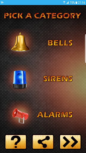 Alarm and Sirens Sounds - عکس برنامه موبایلی اندروید