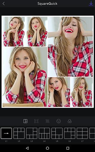 Square Quick Pro - Photo Editor, No Crop, Collage - عکس برنامه موبایلی اندروید