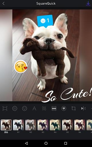 Square Quick Pro - Photo Editor, No Crop, Collage - Image screenshot of android app