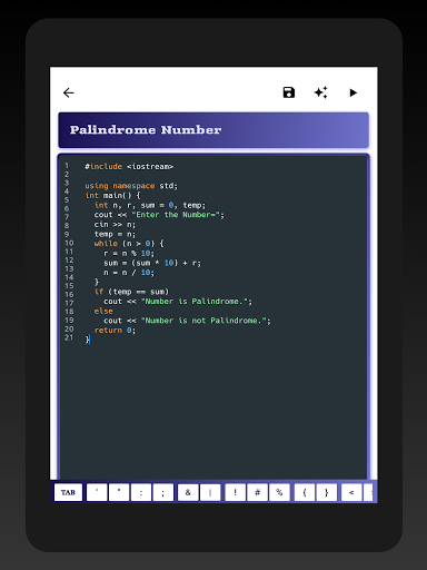 C++ Compiler - Run .cpp Code - عکس برنامه موبایلی اندروید