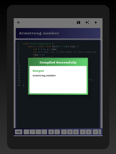 Compile Java - Run .java Code - عکس برنامه موبایلی اندروید
