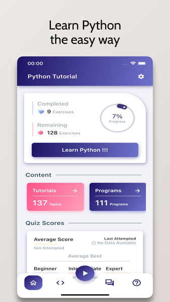 Python Tutorial - Simplified - عکس برنامه موبایلی اندروید