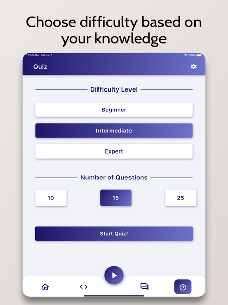 Learn Python - OnePercent - عکس برنامه موبایلی اندروید