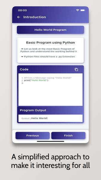 Learn Python - OnePercent - عکس برنامه موبایلی اندروید