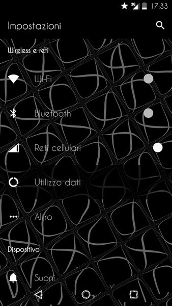 Transparent Black - CM13 Theme - عکس برنامه موبایلی اندروید