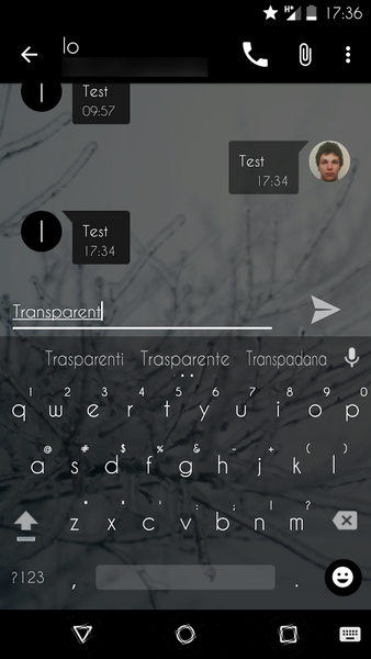 Transparent Black - CM۱۳ Theme - عکس برنامه موبایلی اندروید