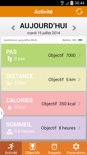 ZeFit - Image screenshot of android app