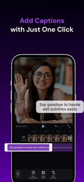 Zeemo:AI video maker & Caption - عکس برنامه موبایلی اندروید