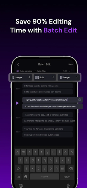 Zeemo:AI video maker & Caption - عکس برنامه موبایلی اندروید