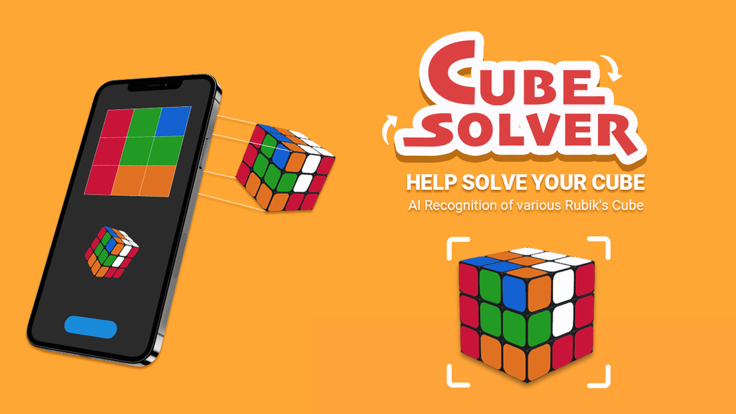 Rubiks Cube - AI Cube Solver - عکس بازی موبایلی اندروید