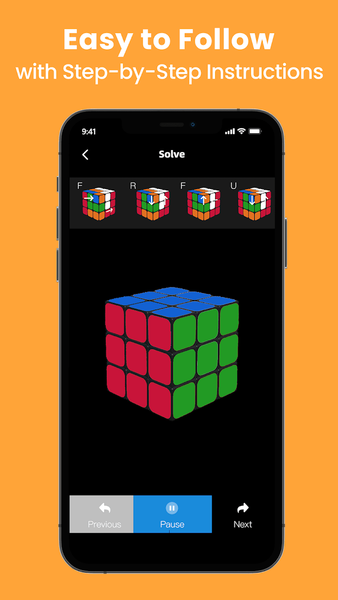 CubeSolver AI - Magic Cube ۳D - عکس بازی موبایلی اندروید