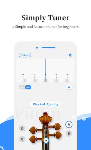 Simply Tuner - Violin, Cello & - عکس برنامه موبایلی اندروید