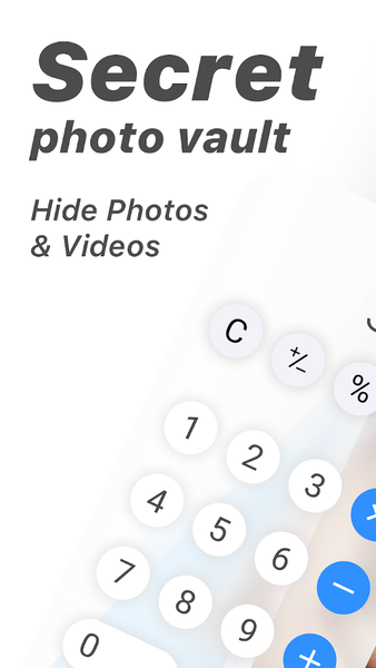 PV - Calculator Photo Vault - Image screenshot of android app