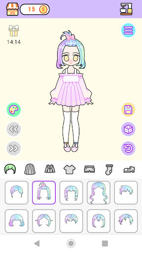 Pastel Avatar Maker: Magical Pastel Dress Up - Image screenshot of android app