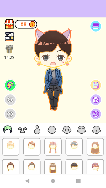 Golden Avatar: Golden Chibi - Image screenshot of android app