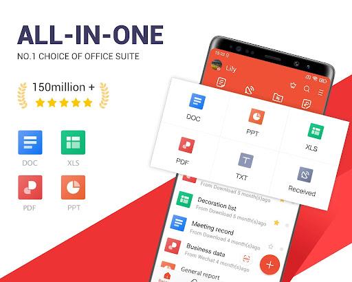 WPS Office-PDF,Word,Sheet,PPT - Image screenshot of android app