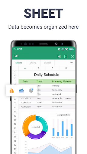 WPS Office-PDF, Word, Sheet - عکس برنامه موبایلی اندروید