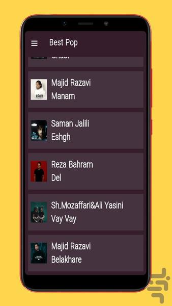 best pop songs - Image screenshot of android app