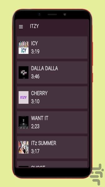 آهنگ های گروه ایتزی  ITZY - Image screenshot of android app