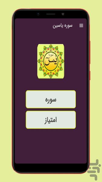 سوره یاسین قلب قرآن - Image screenshot of android app