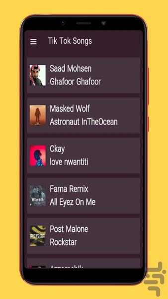 tiktok songs - Image screenshot of android app