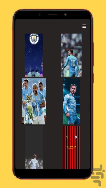 wallpaper man city - Image screenshot of android app